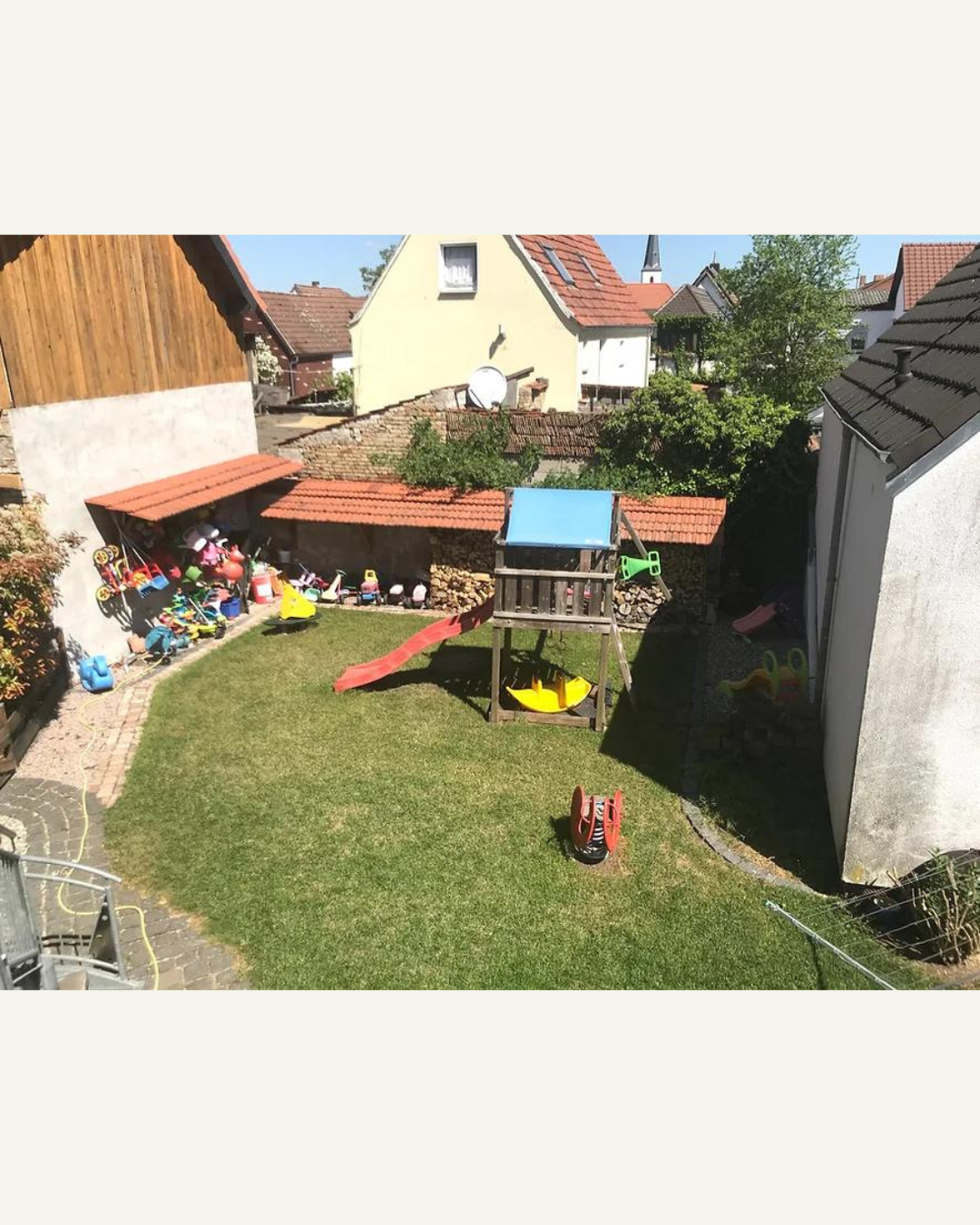 Garten und Spielbereich von Micha's Abenteuerland